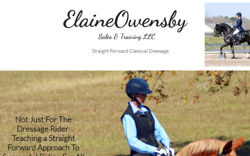 elaine owensby dressage